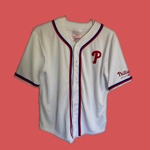 Phillies Button-Down Jersey Tee